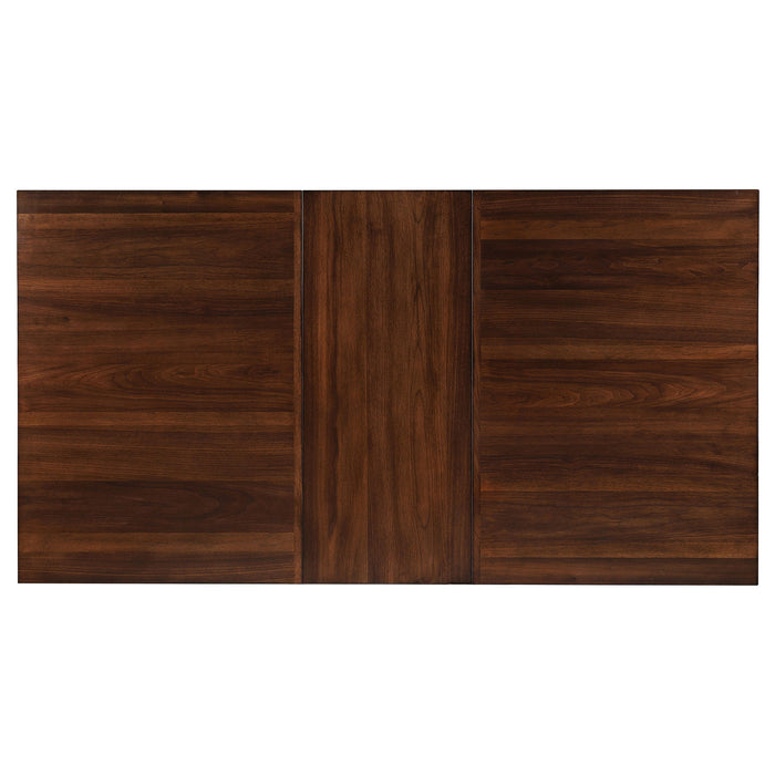 Coaster Briarwood Rectangular Dining Set with Removable Extension Leaf Mango Oak Set of 7