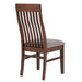 Coaster Briarwood Slat Back Dining Side Chair Mango Oak and Brown (Set of 2) Default Title