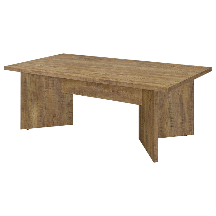 Coaster Jamestown Rectangular Engineered Wood Dining Table with Decorative Laminate Mango Brown Default Title