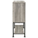 Coaster Claremont Sliding Door Bar Cabinet with Lower Shelf Grey Driftwood Default Title