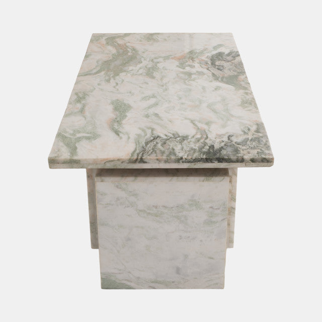 Marble 48" Coffee Table Onyx Green