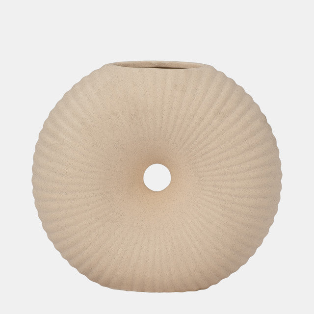 Cer, Donut Hole Vase, Cotton
