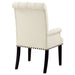 Coaster Alana Tufted Back Upholstered Arm Chair Beige Default Title