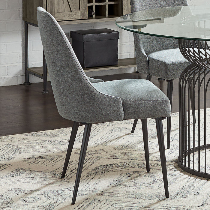 Coaster Alan Upholstered Dining Chairs Grey (Set of 2) Default Title