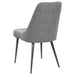 Coaster Alan Upholstered Dining Chairs Grey (Set of 2) Default Title