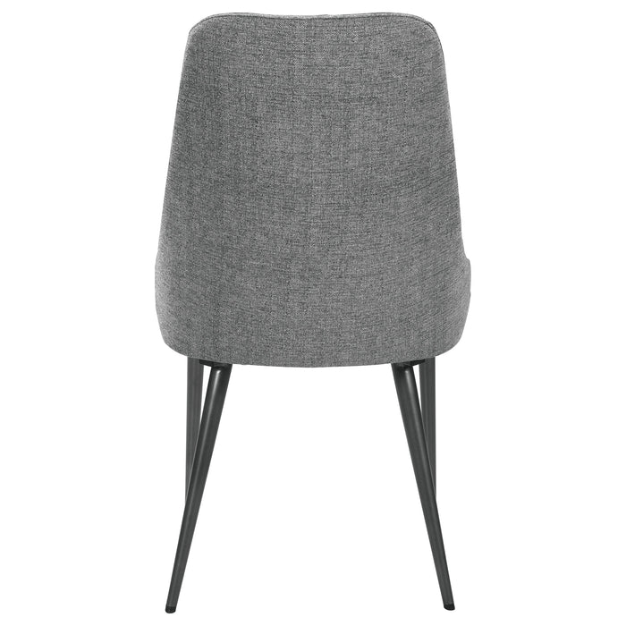 Coaster Alan Upholstered Dining Chairs Grey (Set of 2) Default Title