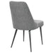 Coaster Alan Upholstered Dining Chairs Grey (Set of 2) Default Title