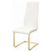 Coaster Montclair Side Chairs White and Rustic Brass (Set of 4) Default Title