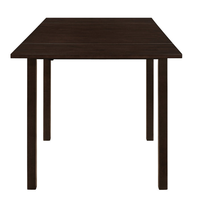 Coaster Kelso Rectangular Dining Table with Drop Leaf Cappuccino Default Title