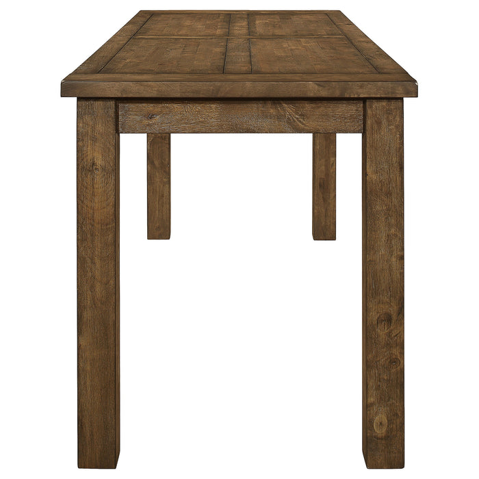 Coaster Coleman Counter Height Table Rustic Golden Brown Default Title