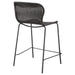 Coaster Mckinley Upholstered Bar Stools with Footrest (Set of 2) Brown and Sandy Black Counter Height