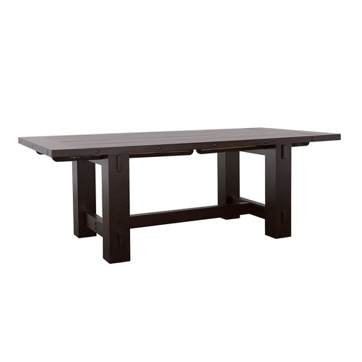 Coaster Calandra Rectangle Dining Table with Extension Leaf Vintage Java Default Title