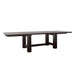 Coaster Calandra Rectangle Dining Table with Extension Leaf Vintage Java Default Title