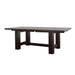 Coaster Calandra Rectangle Dining Table with Extension Leaf Vintage Java Default Title