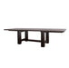 Coaster Calandra Rectangle Dining Table with Extension Leaf Vintage Java Default Title