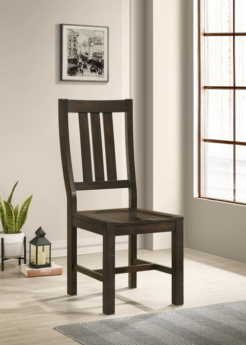 Calandra Wood Dining Side Chair Vintage Java (Set of 2)