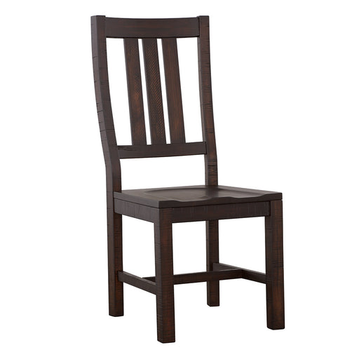 Coaster Calandra Slat Back Side Chairs Vintage Java (Set of 2) Default Title