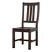 Coaster Calandra Slat Back Side Chairs Vintage Java (Set of 2) Default Title