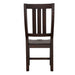 Coaster Calandra Slat Back Side Chairs Vintage Java (Set of 2) Default Title