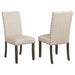 Ralland Upholstered Dining Side Chair Beige (Set of 2)