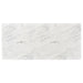 Coaster Mayer Rectangular Dining Table Faux White Marble and Gunmetal Default Title