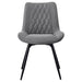 Coaster Neil Round Dining Set Concrete and Grey Default Title