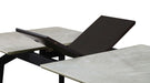 Coaster Mina Rectangular Dining Table Grey Ceramic and Sandy Black Default Title