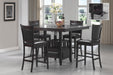 Coaster Jaden Dining Room Set Espresso and Black Default Title