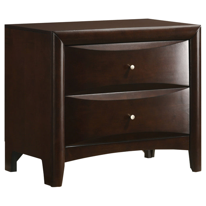 Coaster Phoenix 2-drawer Nightstand Deep Cappuccino Default Title