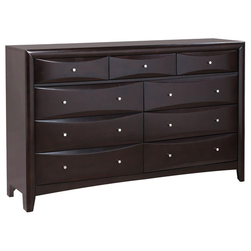 Coaster Phoenix 9-drawer Dresser Deep Cappuccino Default Title