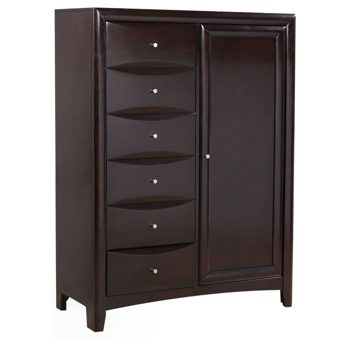 Coaster Phoenix 6-drawer Door Chest Deep Cappuccino Default Title