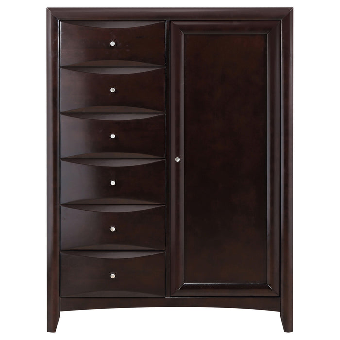 Coaster Phoenix 6-drawer Door Chest Deep Cappuccino Default Title