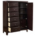 Coaster Phoenix 6-drawer Door Chest Deep Cappuccino Default Title