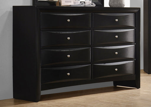 Coaster Briana Rectangular 8-drawer Dresser Black Default Title