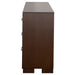 Coaster Jessica 6-drawer Dresser with Mirror Cappuccino No Mirror