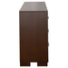 Coaster Jessica 6-drawer Dresser with Mirror Cappuccino No Mirror