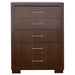 Coaster Jessica 5-drawer Chest Cappuccino Default Title