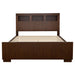 Coaster Jessica Bed with Storage Headboard Cappuccino Cal King