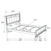 Coaster Barzini Upholstered Bed Black and Grey Cal King