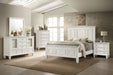 Coaster Sandy Beach Bedroom Set with High Headboard Eastern King Set of 5