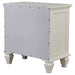 Coaster Sandy Beach 3-drawer Nightstand Cream White Default Title