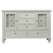 Coaster Sandy Beach 11-drawer Rectangular Dresser Cream White Default Title