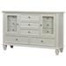 Coaster Sandy Beach 11-drawer Rectangular Dresser Cream White Default Title