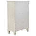 Coaster Sandy Beach 5-drawer Rectangular Chest Cream White Default Title