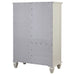 Coaster Sandy Beach 8-drawer Door Chest Storage Cream White Default Title