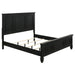 Coaster Sandy Beach Panel Bed with High Headboard Black Eastern King