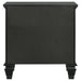 Coaster Sandy Beach 3-drawer Nightstand Black Default Title