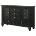 Coaster Sandy Beach 11-drawer Dresser Black Default Title