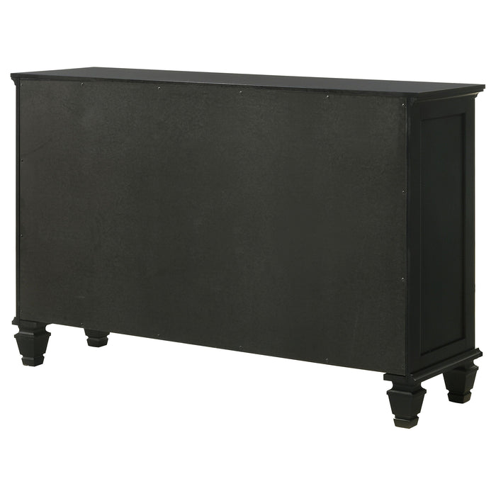 Coaster Sandy Beach 11-drawer Dresser Black Default Title