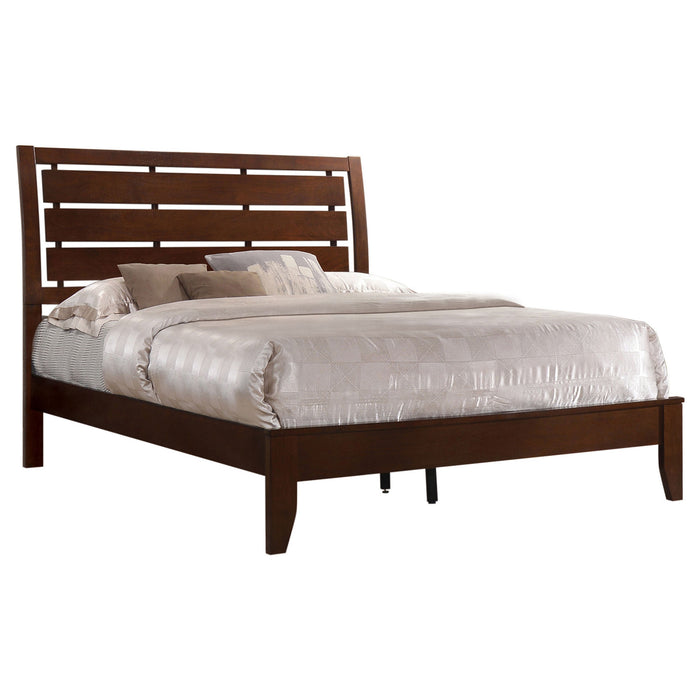 Coaster Serenity Panel Bed Rich Merlot Cal King